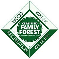 Fairsing Vineyard is a member of the American Tree Farm System with a Certified Family Forest