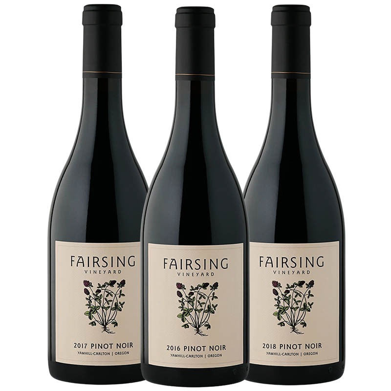 The stellar vintages of Fairsing Vineyard's acclaimed flagship Pinot noir