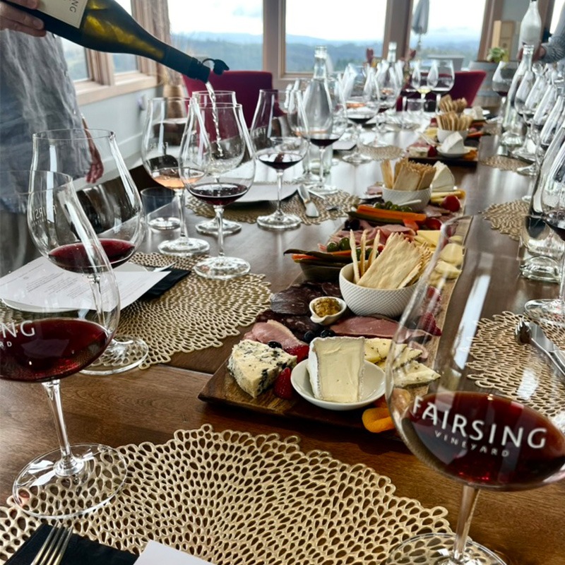 Celebrate Thanksgiving with Fairsing Vineyard for elegant wines and stellar views